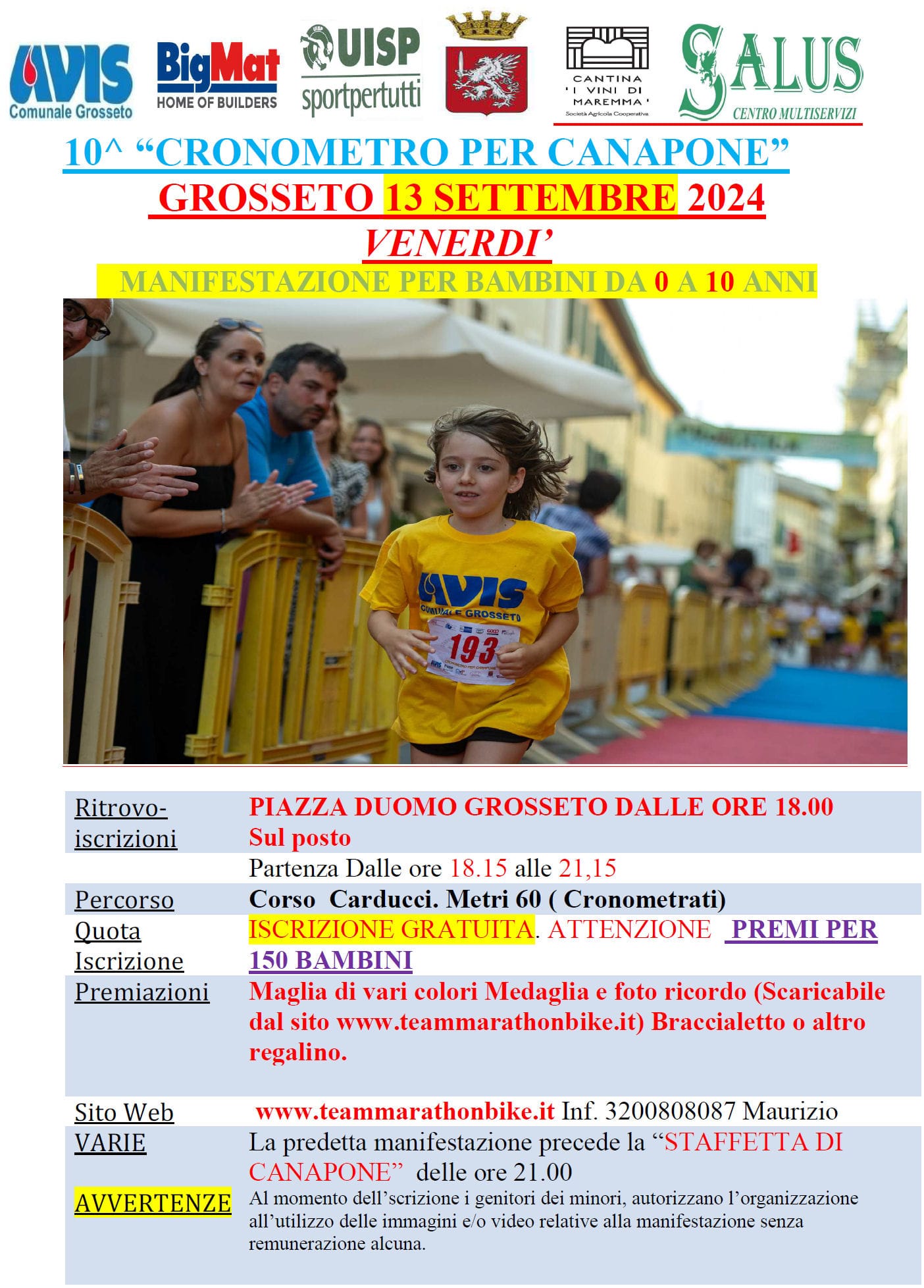 Cronometro per Canapone 2024